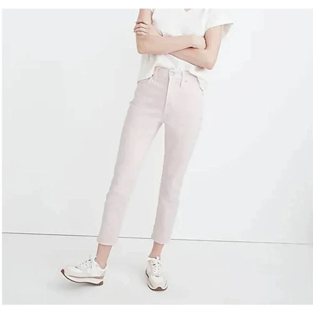 Madewell Women The Perfect Vintage Light Pink Jeans Size W33 NWT v6x